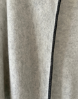 Cashmere Charcoal Tipped Grey Triangle Scarf