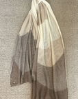 Cashmere Tonal Neutrals Deco Scallop Wrap