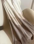 Cashmere Tonal Neutrals Deco Scallop Wrap