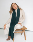 Forest Cashmere Wrap - Cara Cashmere