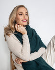 Forest Cashmere Wrap - Cara Cashmere