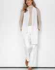 Ivory Cashmere Essential Scarf - Cara Cashmere
