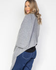 NEW Pewter Cashmere Wrap - Cara Cashmere