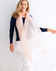 Nude Aura Cashmere Scarf - Cara Cashmere