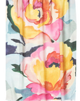 Cashmere Silk Painterly Peony Scarf - Cara Cashmere