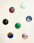 Resin Reversible Magnet Brooch - Cara Cashmere
