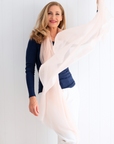 Nude Aura Cashmere Scarf - Cara Cashmere