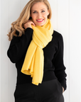 Cashmere Wrap - Golden Wattle - Cara Cashmere