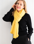 Cashmere Wrap - Golden Wattle - Cara Cashmere
