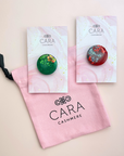 Resin Reversible Magnet Brooch - Cara Cashmere