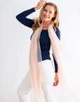 Nude Aura Cashmere Scarf - Cara Cashmere