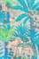 Aqua Palm Print