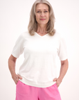 Brilliant Basics Cotton Cashmere T-Shirts - Cara Cashmere