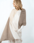Cashmere City Wrap - Latte - Cara Cashmere