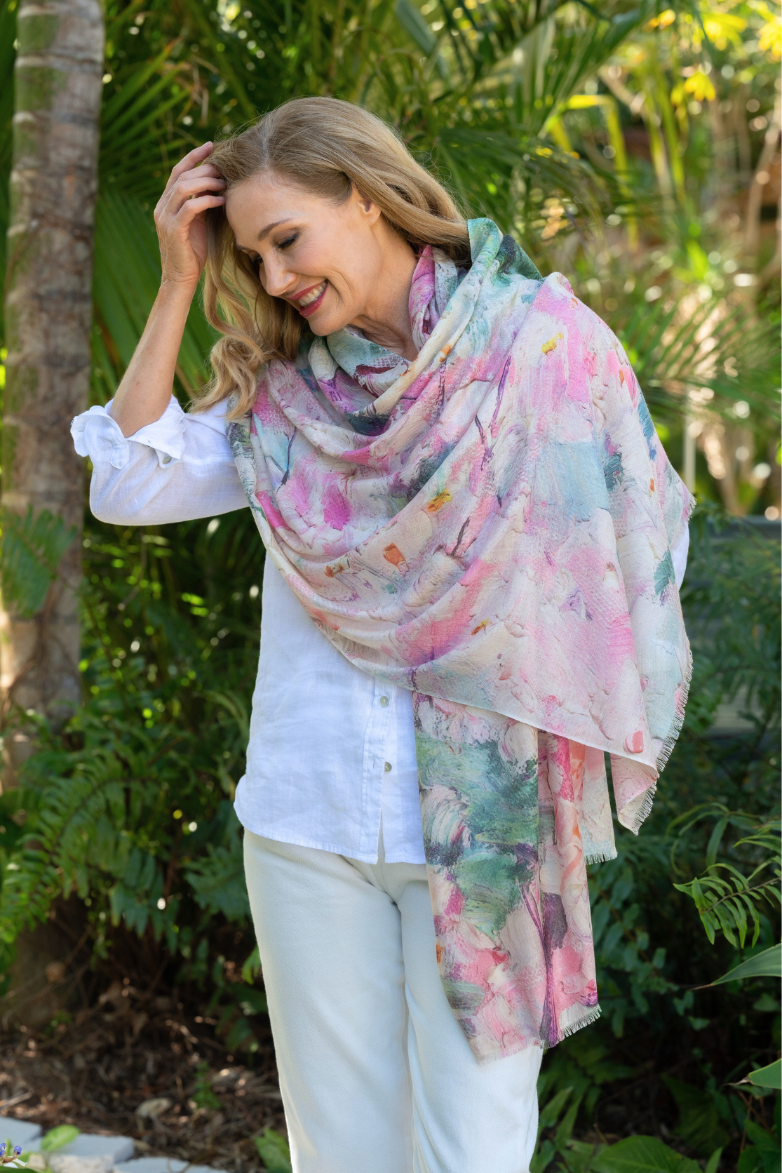 Cashmere silk deals scarf