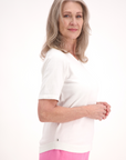 Brilliant Basics Cotton Cashmere T-Shirts - Cara Cashmere