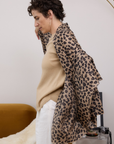 Leopard Cashmere Scarf
