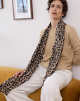 Leopard Cashmere Scarf