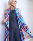 Silk Cashmere "Letting Go" Scarf - Cara Cashmere