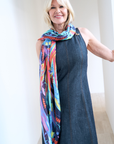 Silk Cashmere "Letting Go" Scarf - Cara Cashmere
