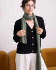 Cashmere Black Allure V Neck Cardigan Knit - Cara Cashmere