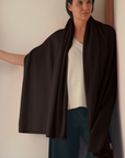 Cashmere Chocolate Wrap - Cara Cashmere