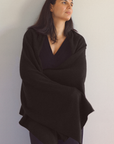 Cashmere Chocolate Wrap - Cara Cashmere