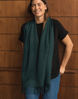 Cashmere Evergreen Lara Scarf