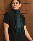 Cashmere Evergreen Lara Scarf