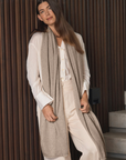 Cashmere Natural Wrap - Cara Cashmere