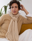 Cashmere Oat Knitted Scarf