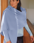 Cashmere Pale Lilac Knit Wrap - Cara Cashmere