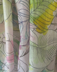 Cashmere Silk Etched Garden Floral Scarf