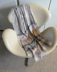 Cashmere Silk Neutrals Shadow Animal Scarf
