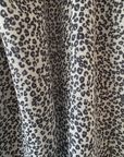 Cashmere Silk Snow Mini Leopard Scarf