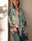 Cashmere Silk "Reflections" Scarf - Cara Cashmere