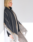 Cashmere Graphic Geometric City Wrap