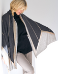 Cashmere Graphic Geometric City Wrap