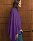 Cashmere Violet Poncho