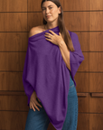 Cashmere Violet Poncho