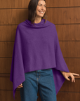 Cashmere Violet Poncho