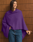 Cashmere Violet Poncho