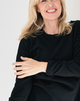 Cashmere Black Crew Jumper
