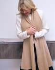 Cashmere Caramel Wrap - Cara Cashmere
