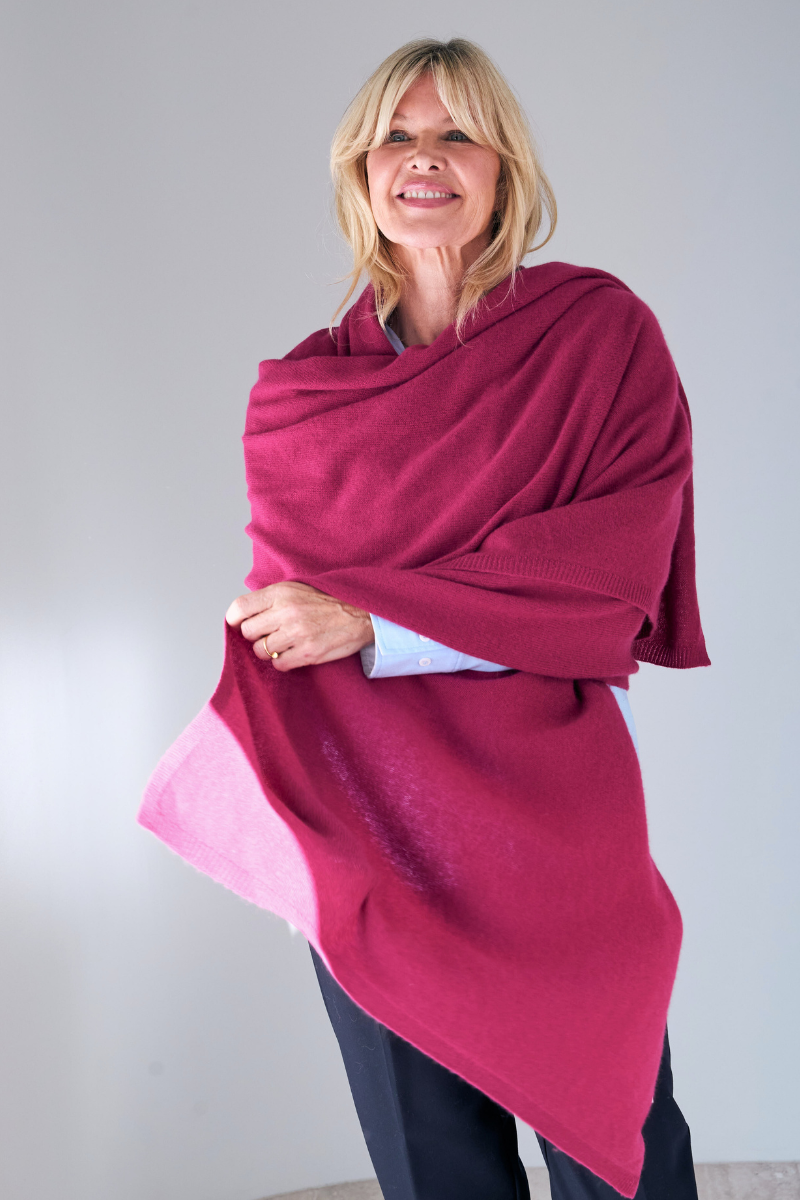 Cashmere Mulberry Wrap - Cara Cashmere