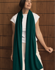 Cashmere Rich Green Wrap