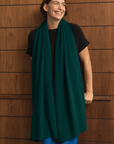 Cashmere Rich Green Wrap