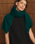 Cashmere Rich Green Wrap