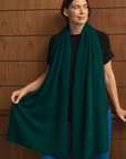 Cashmere Rich Green Wrap