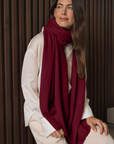 Cashmere Ruby Red Wrap